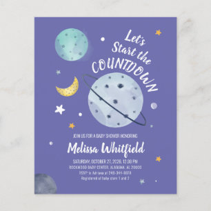 Budget Outer Space Baby Shower