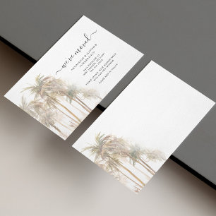 Budget Palm Trees We've Moved Moving Announcement