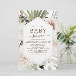 Budget Pampas Grass Baby Shower Boho Eucalyptus
