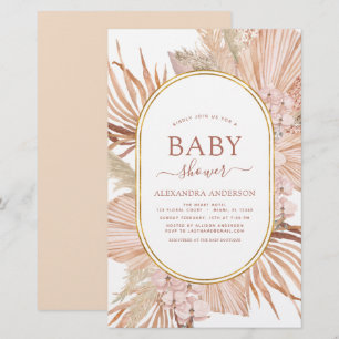 Budget Pampas Grass Bohemian Boho  Baby Shower