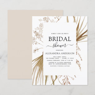 Budget Pampas Grass Bohemian Boho Bridal Shower
