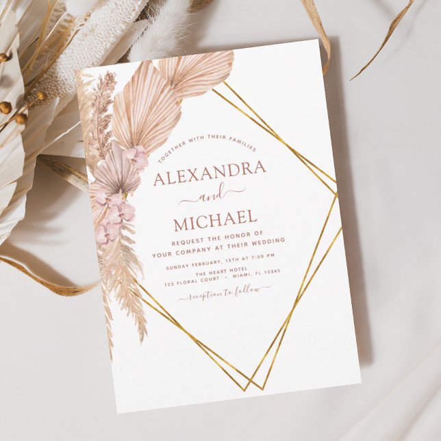 Budget Pampas Grass Bohemian Boho Tropical Wedding (Creator Uploaded)