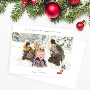 Budget Panoramic Chic H Photo - Christmas Stocking