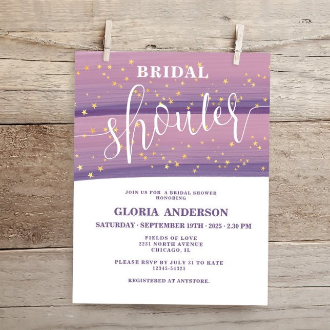 Budget Pastel Mauve Celestial Bridal Shower (Creator Uploaded)