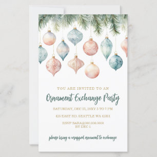 Budget Pastel Ornament Exchange Christmas Party