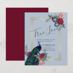 BUDGET  Peacock Blue Burgundy Winter Fall Wedding