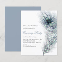 BUDGET Peacock Feather Wedding Evening Party