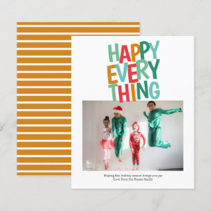 Budget Personalised Photo Christmas Card