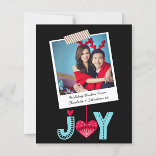 Budget Personalised Photo Christmas Card