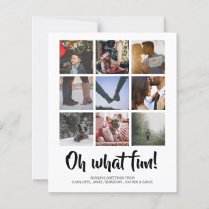 Budget Personalised Photo Oh What Fun Card