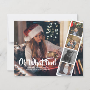 Budget Personalised Photo Oh What Fun Card