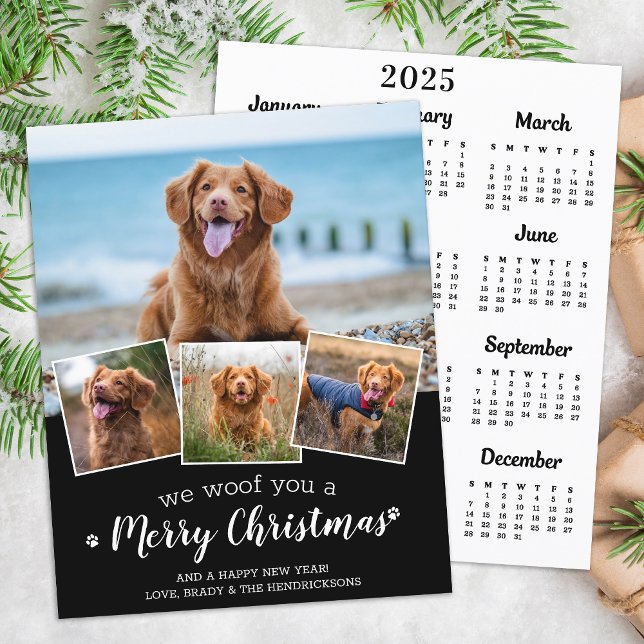 Budget Pet Photo Dog Merry Christmas 2025 Calendar (Creator Uploaded)