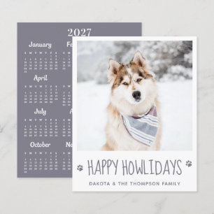 Budget Pet Photo Happy Holidays Dog 2027 Calendar