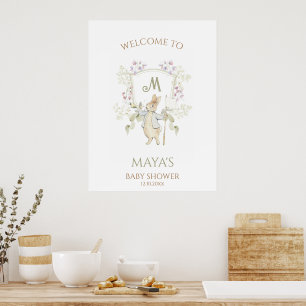 Budget Peter the Rabbit Baby Shower Welcome Sign