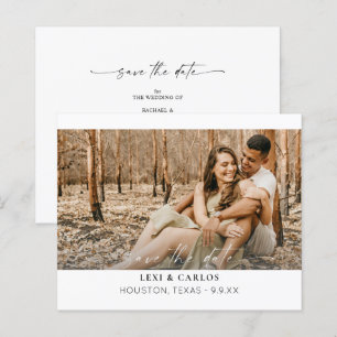 Budget Photo & Calligraphy 3 W Mod Save the Date