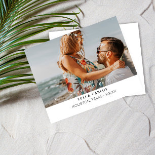 Budget Photo & Calligraphy 3B W Mod Save the Date