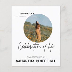 Budget Photo Celebration of Life Invitation