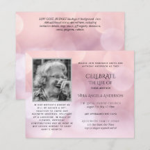 BUDGET PHOTO Celebration of Life INVITATIONS