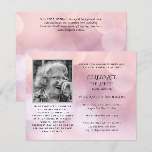 BUDGET PHOTO Celebration of Life INVITATIONS