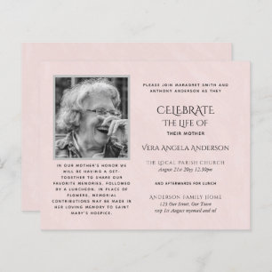 BUDGET PHOTO Celebration of Life INVITATIONS