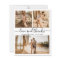 Budget Photo Collage Wedding Thank You Script Card