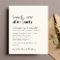 Budget Photo Cream Wedding Reception Invitation