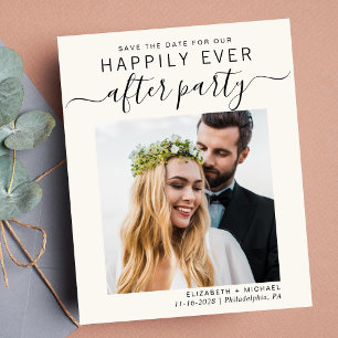 Budget Photo Cream Wedding Reception Save The Date