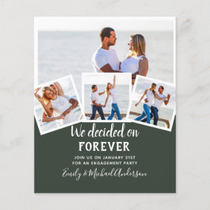 BUDGET PHOTO ENGAGEMENT INVITE - any color Flyer
