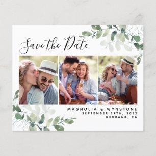 Budget Photo Eucalyptus Wedding Save the Date
