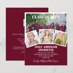 BUDGET Photo GRADUATION Invite Announcement ThankU