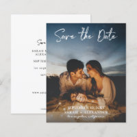 Budget Photo Handwriting Vert Save the Date V2