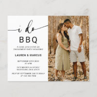 Budget Photo I Do BBQ Script Engagement Party