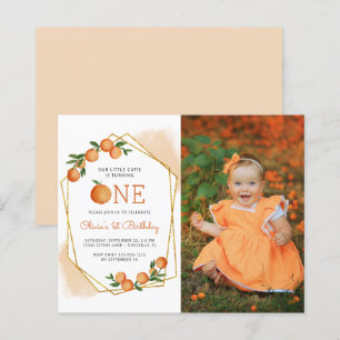 Budget Photo Little Cutie 1st Birthday Invite