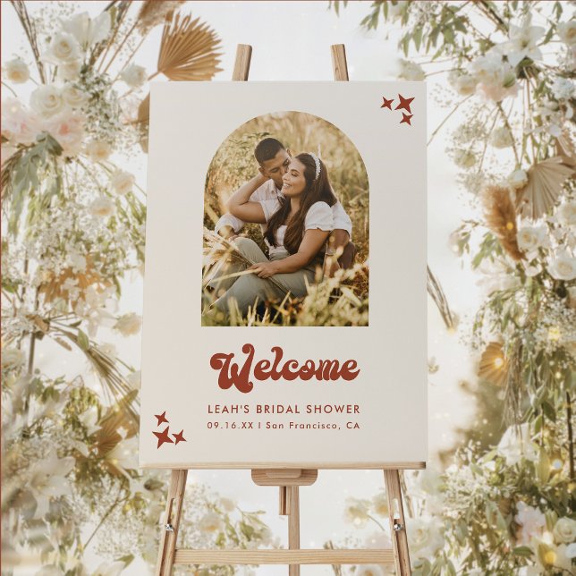 Budget Photo Modern Bridal Shower Welcome Sign (Creator Uploaded)