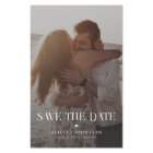 Budget photo modern destination wedding save date