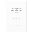 Budget photo modern destination wedding save date