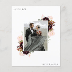 Budget Photo Save the Date Flyer