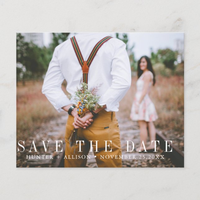 Budget Photo Save the Date Flyer (Front)