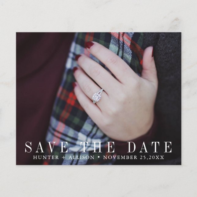 Budget Photo Save the Date Flyer (Front)