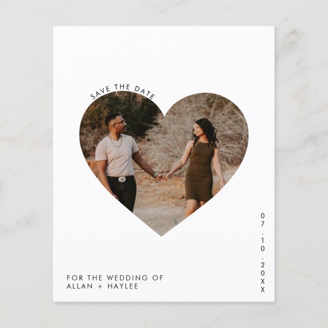 Budget Photo Save the Date Flyer (Front)