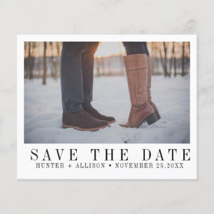 Budget Photo Save the Date Flyer