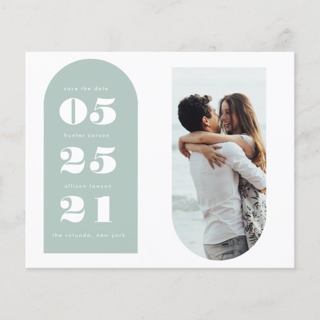 Budget Photo Save the Date Flyer (Front)