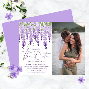 Budget Photo Save The Date Wisteria Wedding