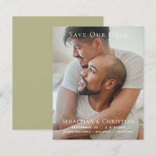 BUDGET Photo Simple Save The Date Wedding