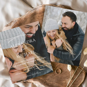 Budget Photo Wedding Invitations Flyer