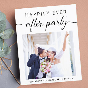 Budget Photo Wedding Reception Invitation