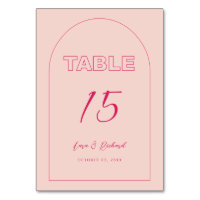 Budget Pink Arch Modern Bold Type Text