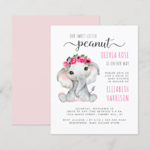 Budget Pink Elephant Drive By Baby Girl Shower