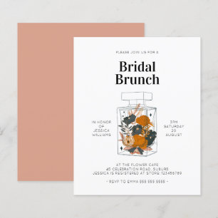 Budget Pink Floral Perfume Bottle Bridal Shower