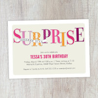 Budget Pink Patterned Surprise Party